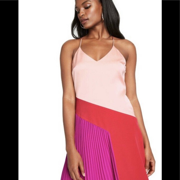 Cushnie Colorblock Pleated Dress (NWOT) - Picture 2 of 5